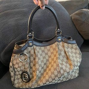 Brown Gucci Sukey Handbag